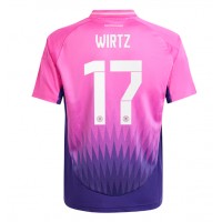 Nemecko Florian Wirtz #17 Vonkajší futbalový dres ME 2024 Krátky Rukáv
